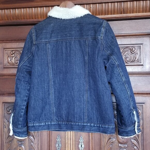 Lined Denim Jacket - Picture 4 of 6